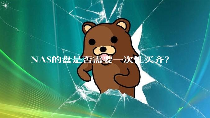 NAS的盘是否需要一次性买齐？
